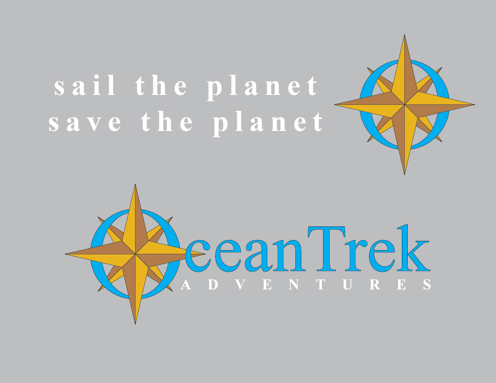 Ocean Trek Logo - Gold Compass Rose - Final-01